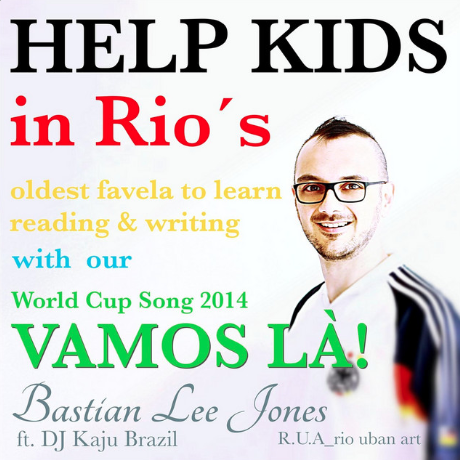 Cover artwork for “Vamos Là!” by Bastian Lee Jones feat. DJ Kaju Brazil.