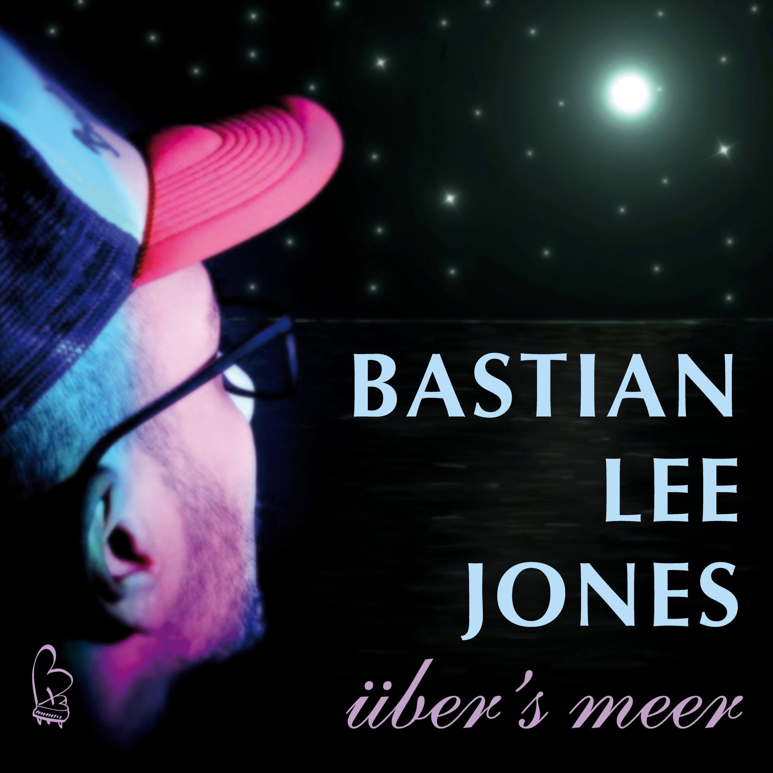 Cover artwork for “Über’s Meer” by Bastian Lee Jones.